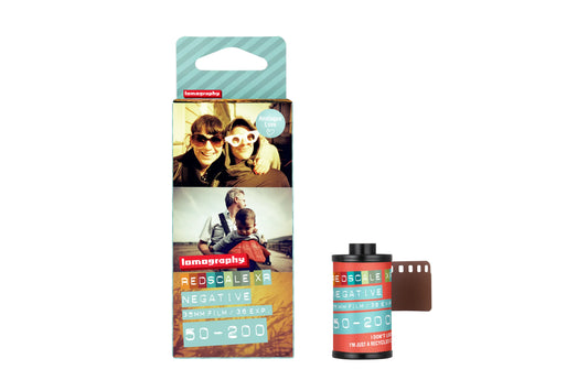 EXPIRED- Lomography Redscale 50-200 Color Negative 35mm Film, 3-pack