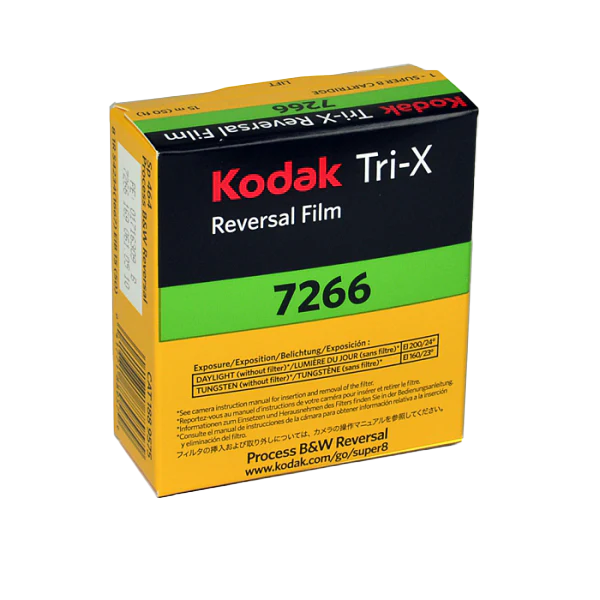 Kodak Tri-X Reversal Film - Super 8mm, 50ft Cartridge – Pro Photo