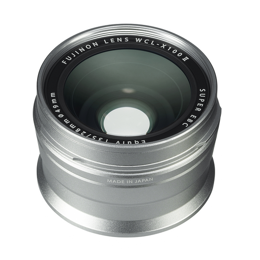 Fujifilm WCL-X100 II Wide Conversion Lens - Silver