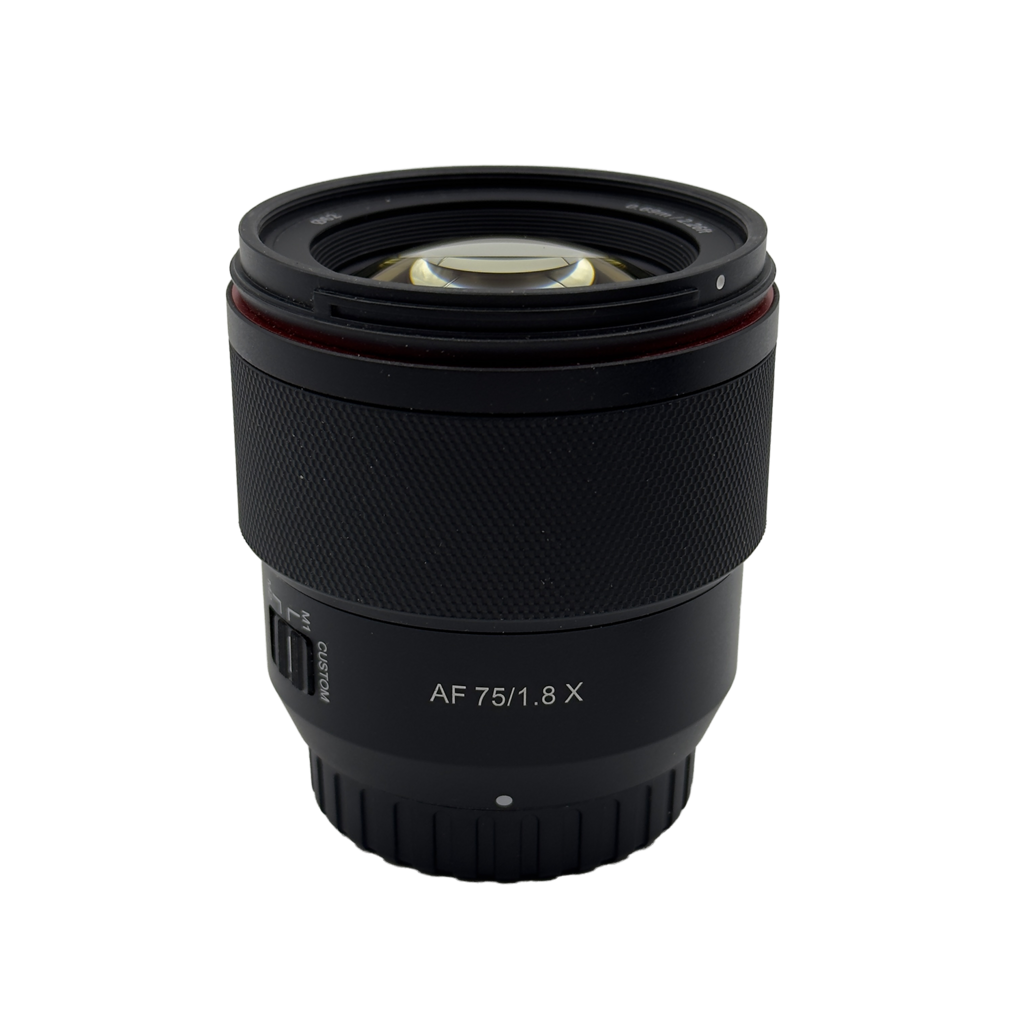 Samyang 75mm f/1.8 APS-C mirrorless lens for fuji XF