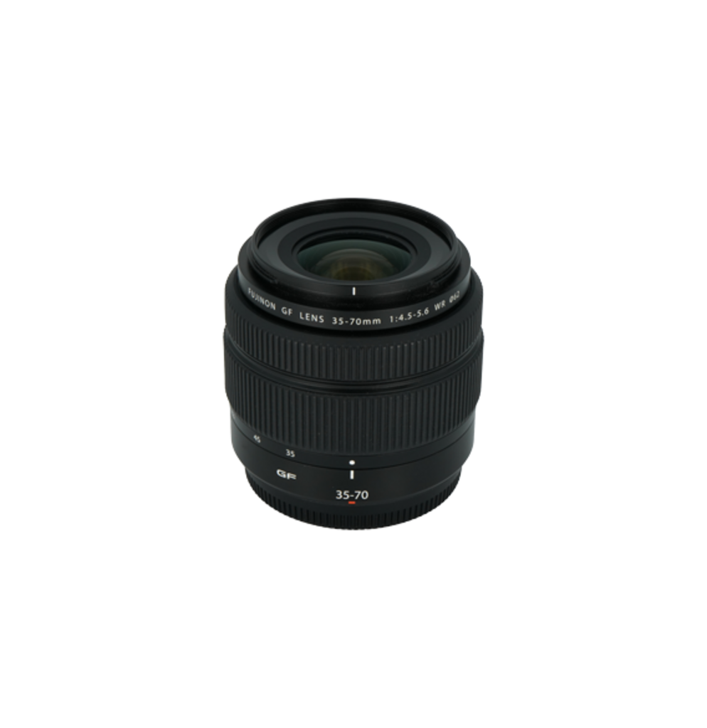 Fujifilm GF 35-70mm f/4.5-5.6 medium format mirrorless zoom lens
