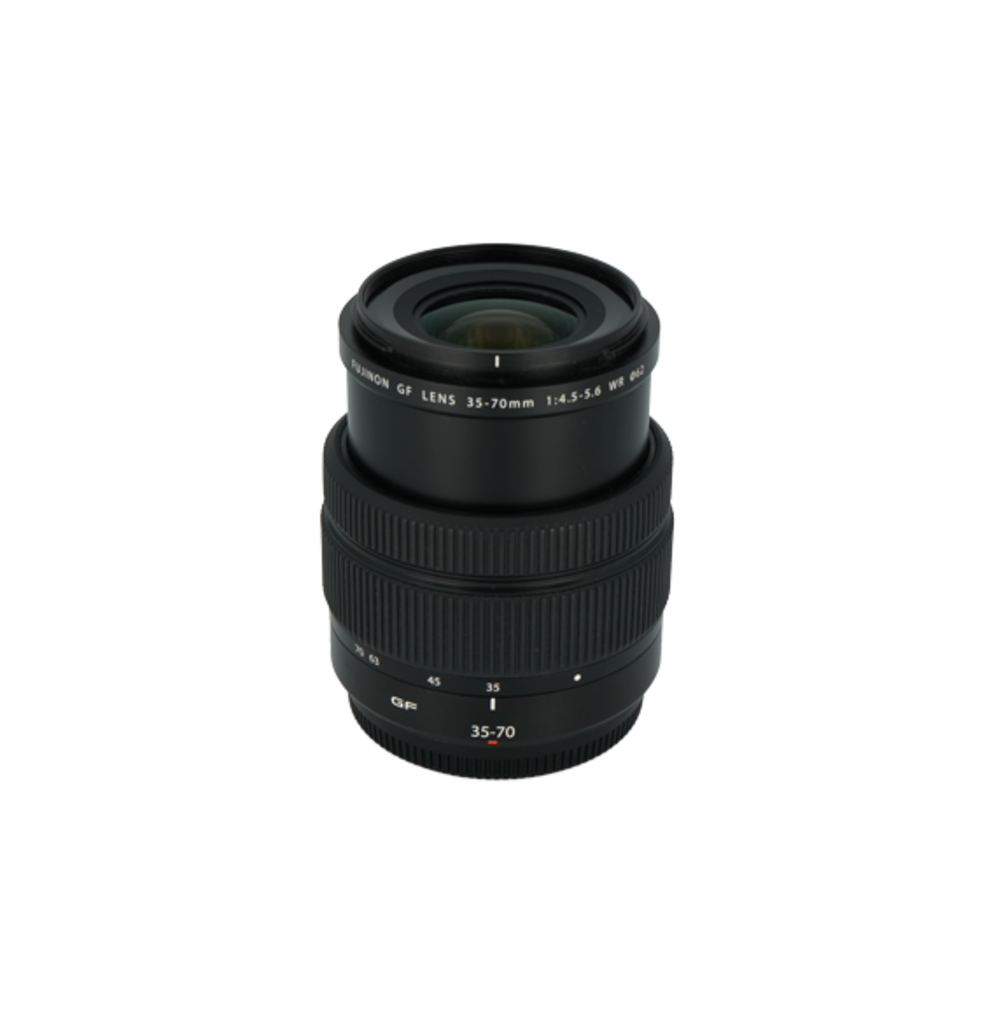 Fujifilm GF 35-70mm f/4.5-5.6 medium format mirrorless zoom lens