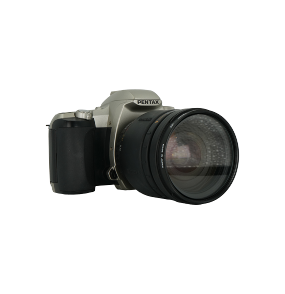 Pentax ZX-7 35mm film camera with Tamron 28-200mm f/3.8-5.6 PK mount