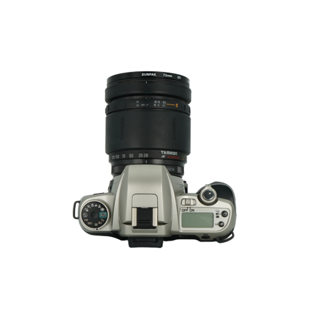 Pentax ZX-7 35mm film camera with Tamron 28-200mm f/3.8-5.6 PK mount