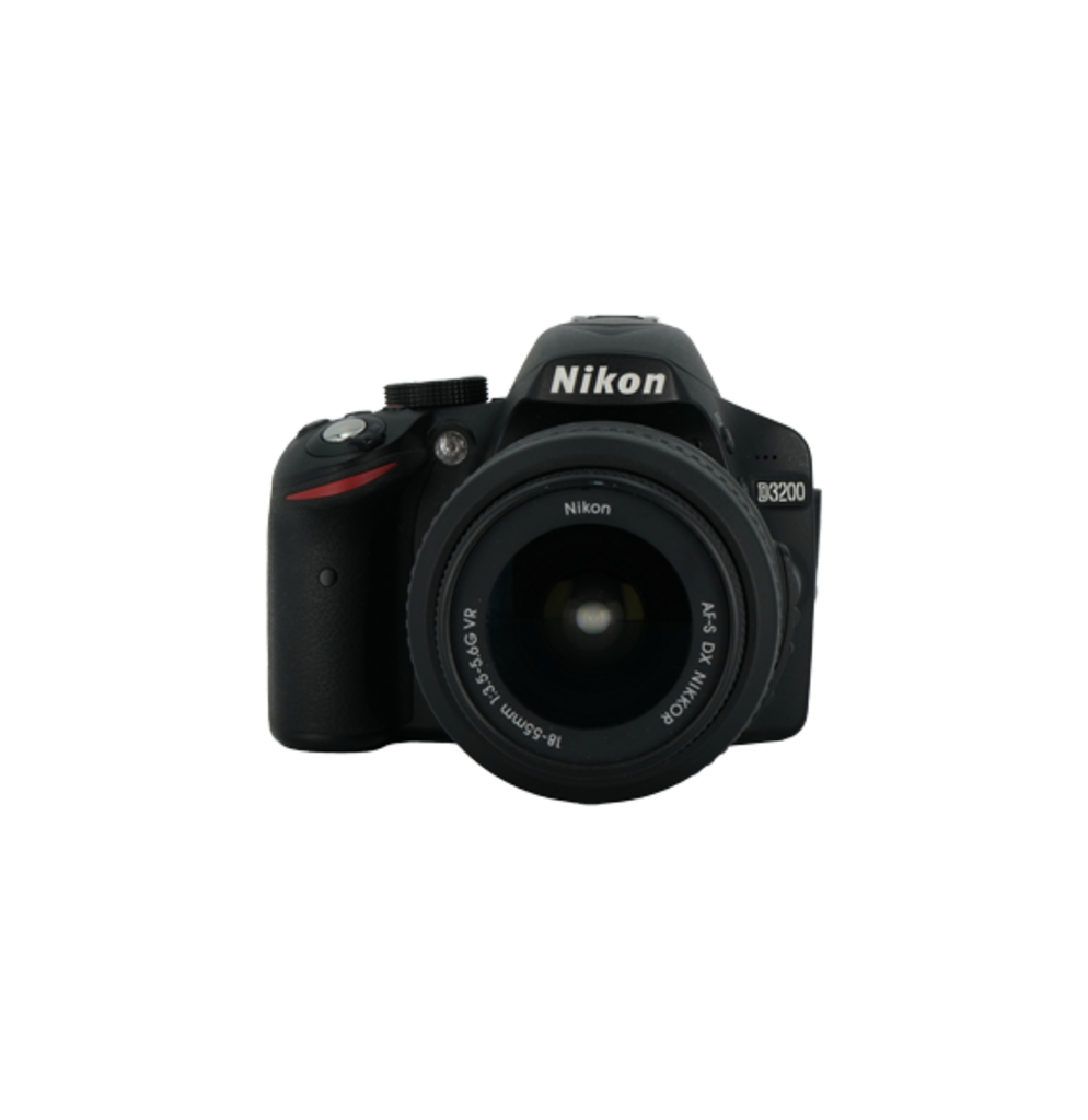 Nikon D3200 APS-C DSLR camera with Nikon 18-55mm f/3.5-5.6 G DX APS-C DSLR lens
