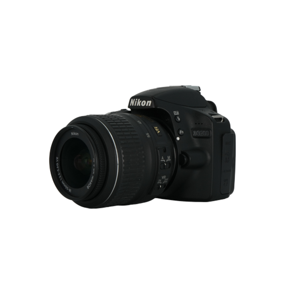 Nikon D3200 APS-C DSLR camera with Nikon 18-55mm f/3.5-5.6 G DX APS-C DSLR lens