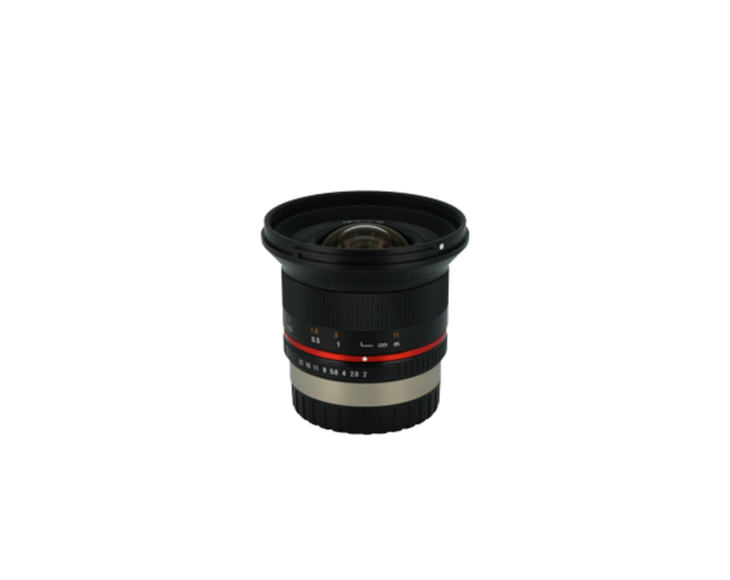 Rokinon 12mm f/2 APS-C mirrorless lens for Fujifilm X