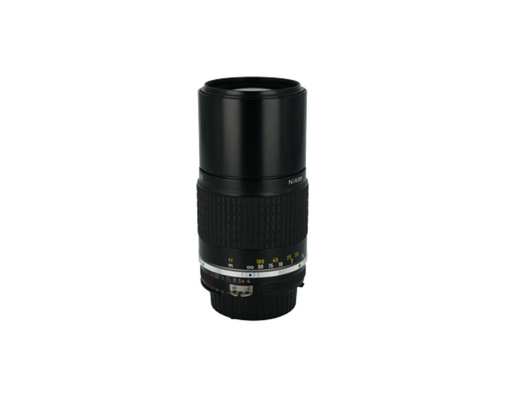 Nikon 200mm f/4 full frame SLR telephoto lens