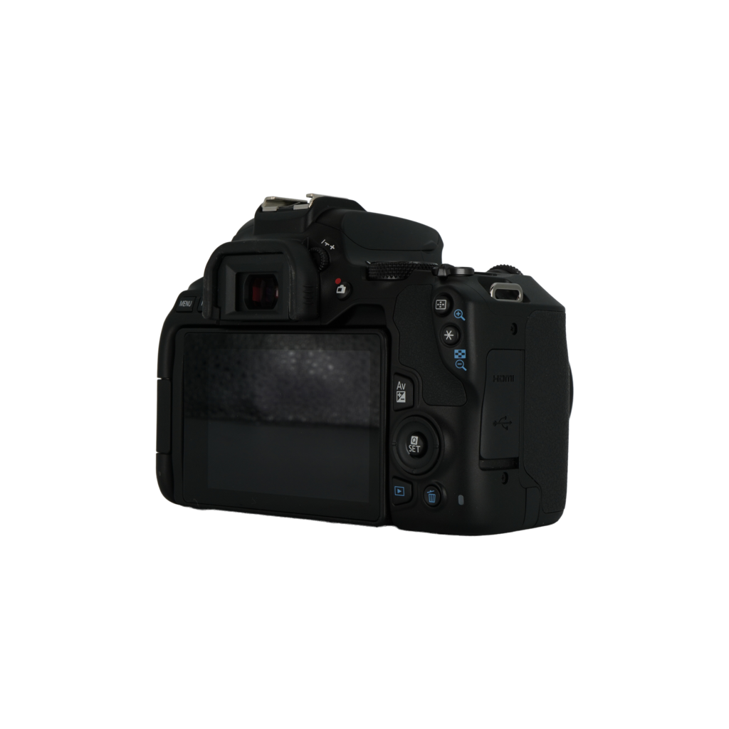 Canon Rebel SL3 APS-C DSLR camera and Canon 18-55mm f/4.5-5.6 IS STM APS-C DSLR lens