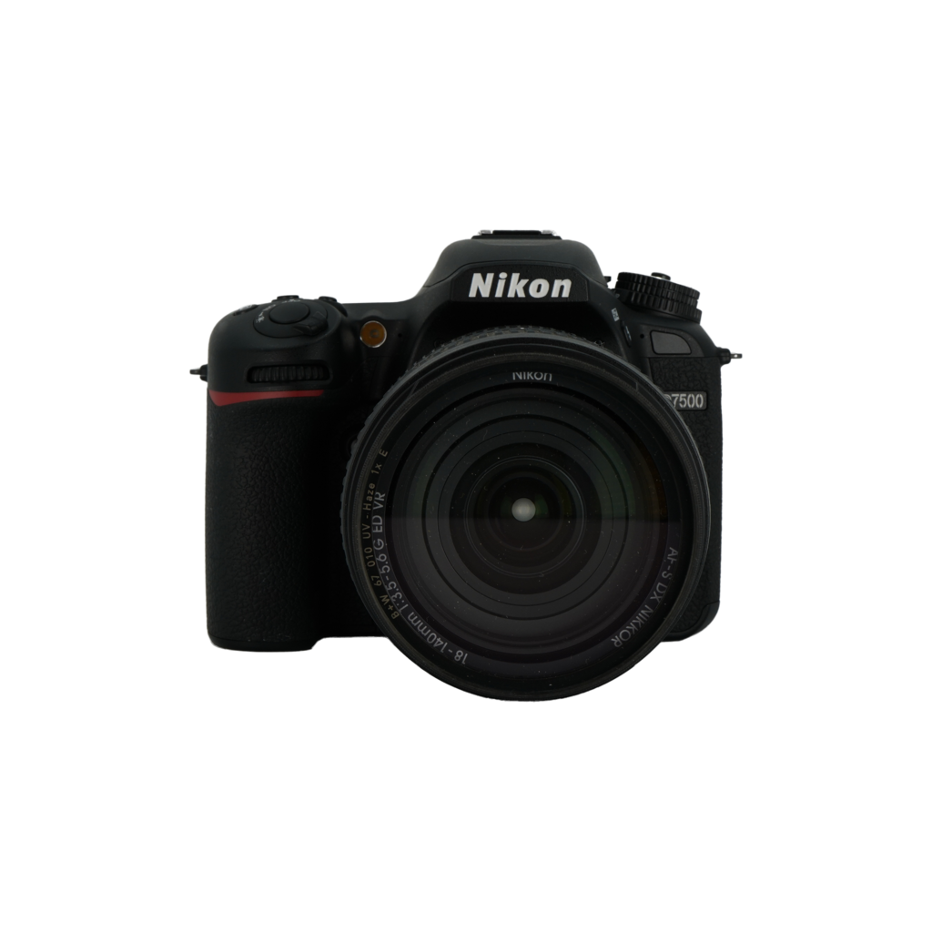 Nikon D7500 APS-C DSLR camera with Nikon AF-S 18-140mm f/3.5-5.6 G ED VR APS-C DSLR telephoto zoom lens