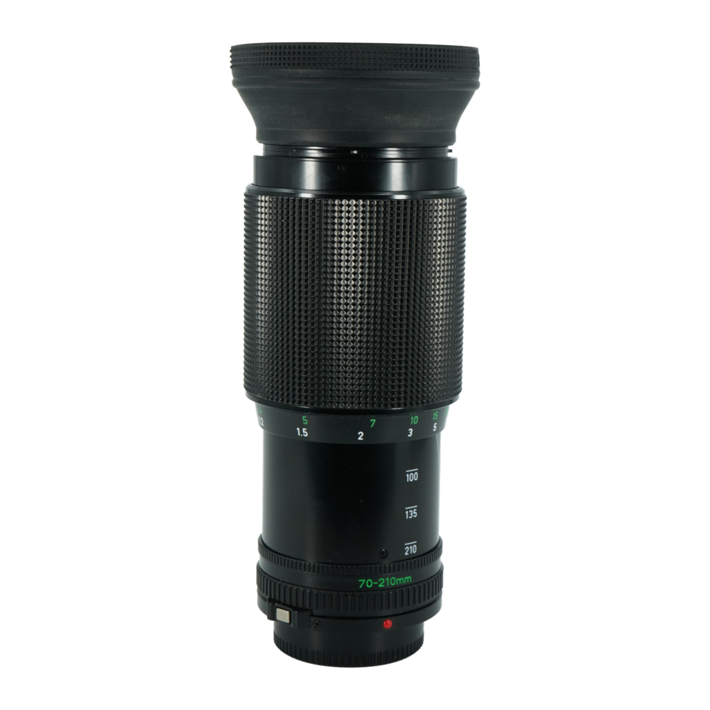 Canon FD 70-210mm f/4 full frame SLR telephoto zoom lens