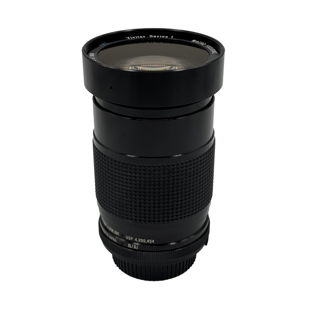 Vivitar full frame film zoom macro lens for Nikon F mount