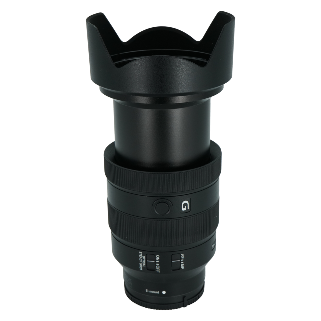 Sony G FE 24-105mm f/4 full frame mirrorless zoom lens