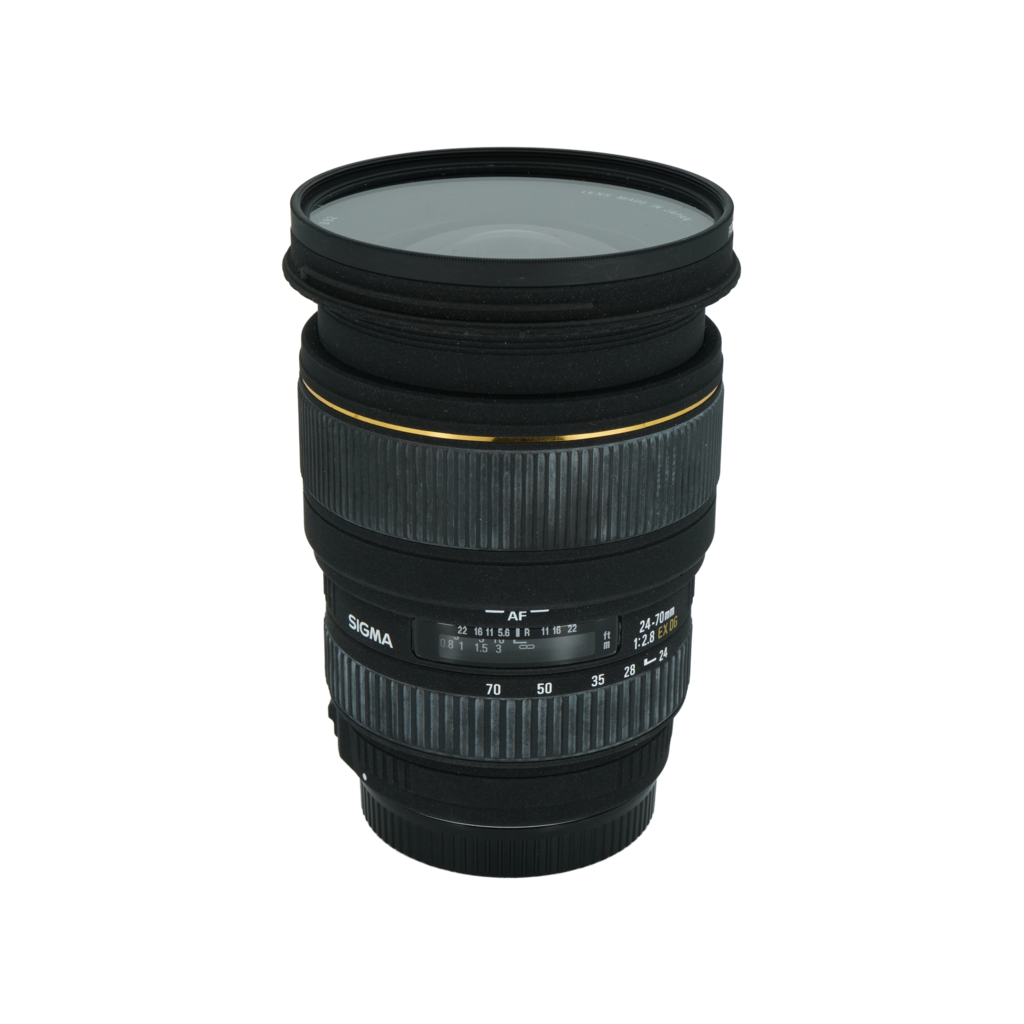 Sigma 24-70mm f/2.8 EX DG Macro full frame DSLR lens for Canon EF