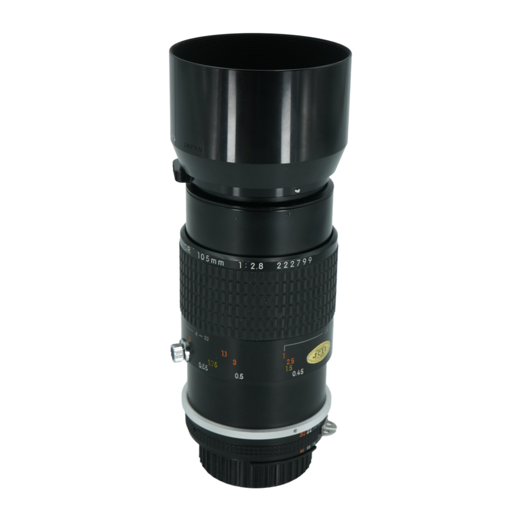 Nikon F Micro-Nikkor 105mm f/2.8 full frame SLR macro lens