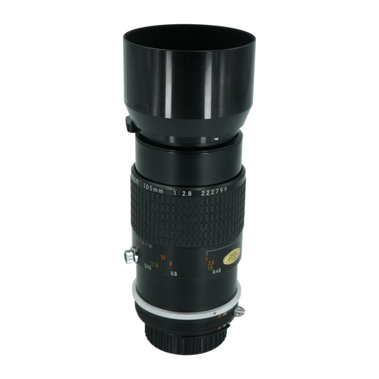 Nikon F Micro-Nikkor 105mm f/2.8 full frame SLR macro lens