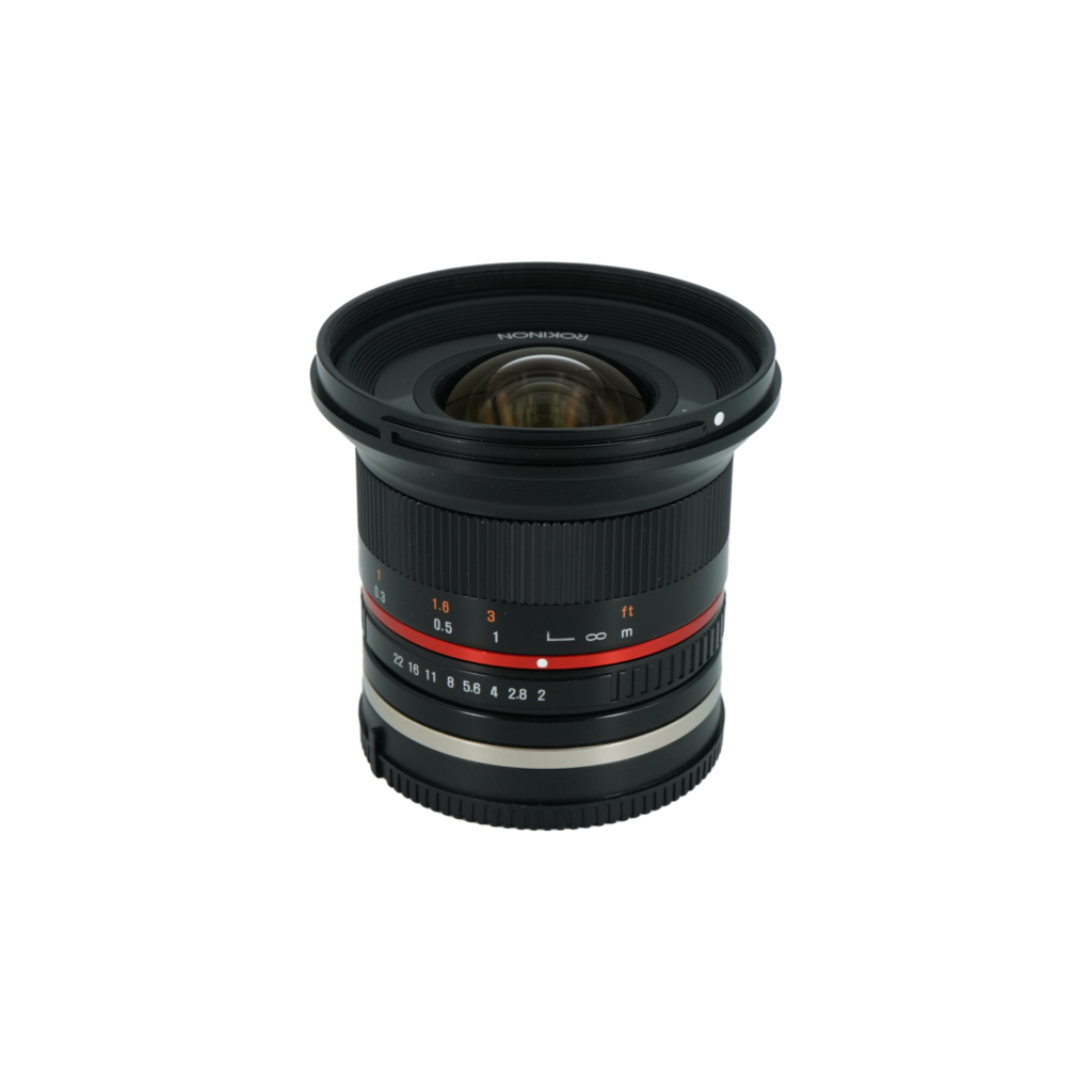 Rokinon 12mm f/2 CS APS-C mirrorless lens for Sony E mount
