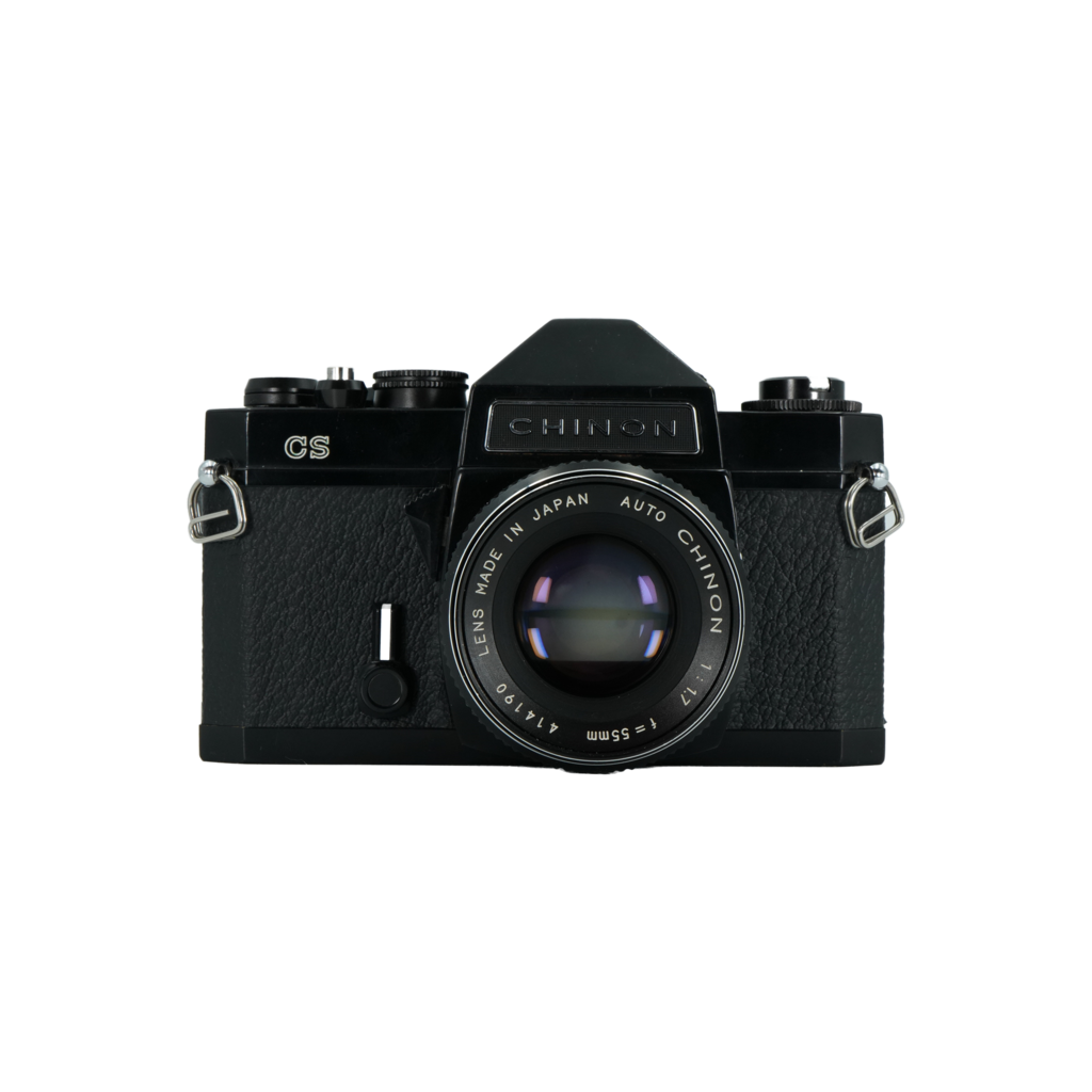 Chinon CS 35mm Film Camera w/ Chinon 55mm f/1.7 Lens for M42 Screw mount
