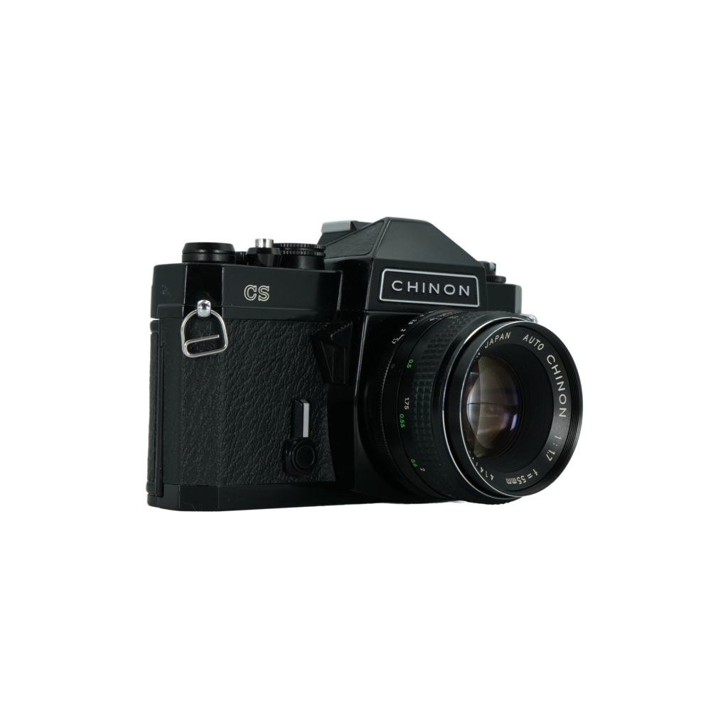 Chinon CS 35mm Film Camera w/ Chinon 55mm f/1.7 Lens for M42 Screw mount