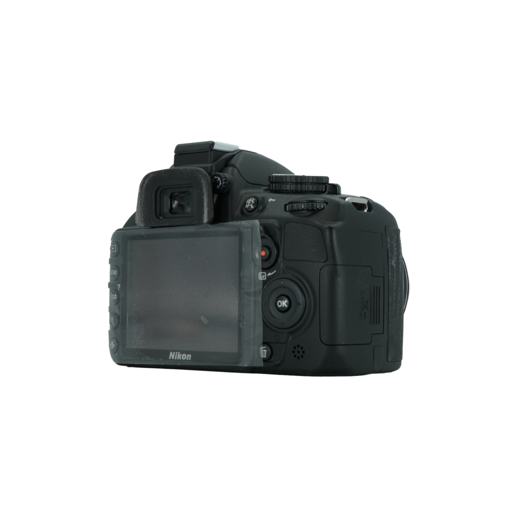 Nikon D3100 APS-C DSLR camera with Nikon 18-55mm f/3.5-5.6 G DX APS-C DSLR lens and Nikon 55-200mm f/4-5.6 AF-S DX lens