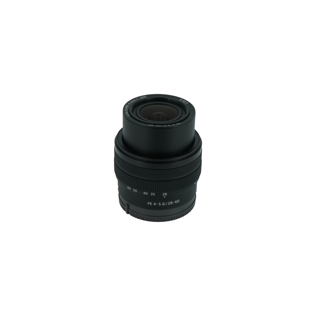 Sony 28-60mm f/4-5.6 FE full frame mirrorless zoom lens