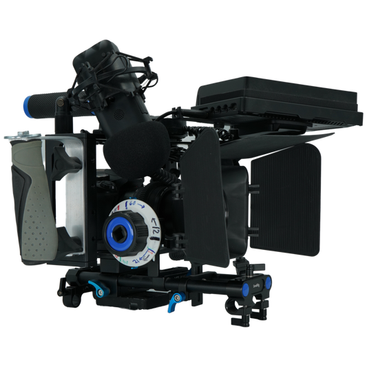 Panasonic Lumix G85 MFT mirrorless camera cinema kit with Panasonic Lumix G 12-60mm f/3.5-5.6 MFT zoom lens