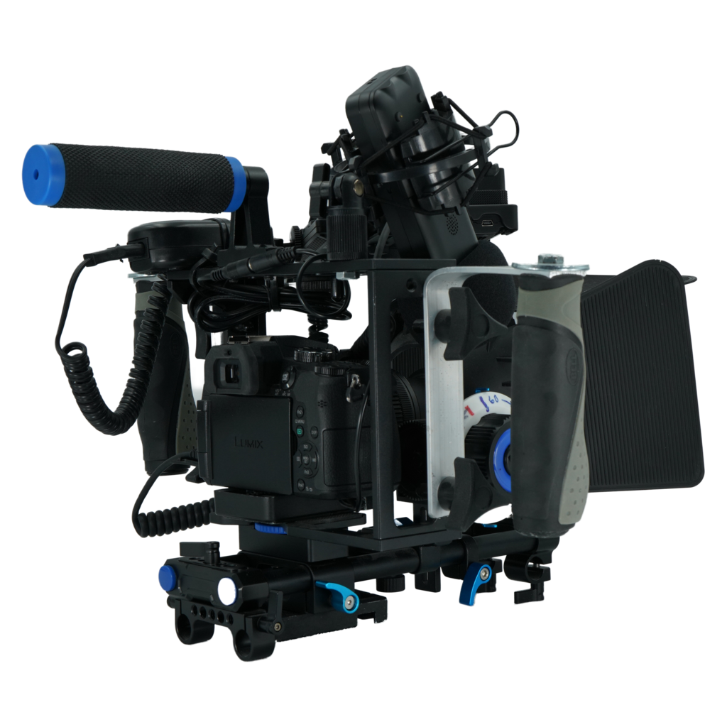 Panasonic Lumix G85 MFT mirrorless camera cinema kit with Panasonic Lumix G 12-60mm f/3.5-5.6 MFT zoom lens