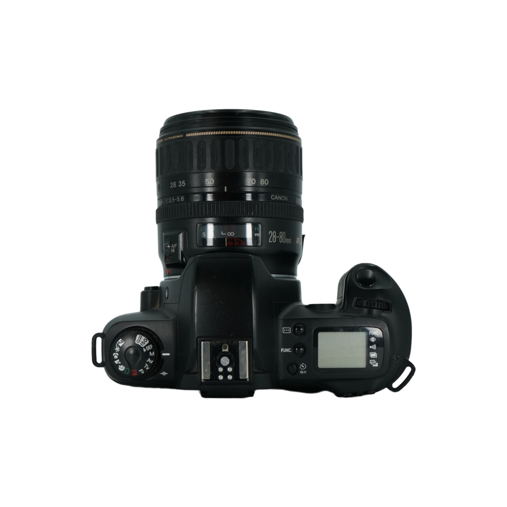 Canon Rebel G 35mm film camera with canon 28-80mm f/3.5-5.6 full frame DSLR lens