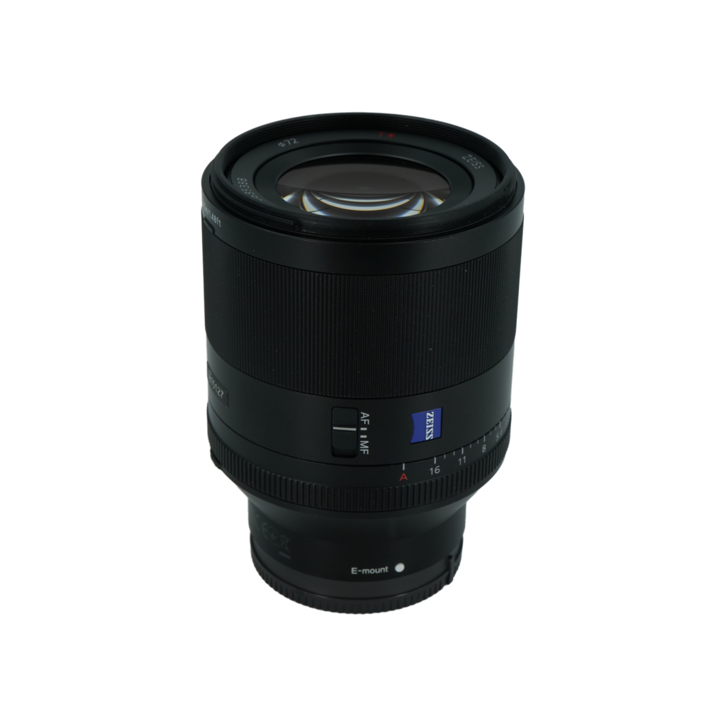 Sony Zeiss 50mm f/1.4 full frame mirrorless prime lens