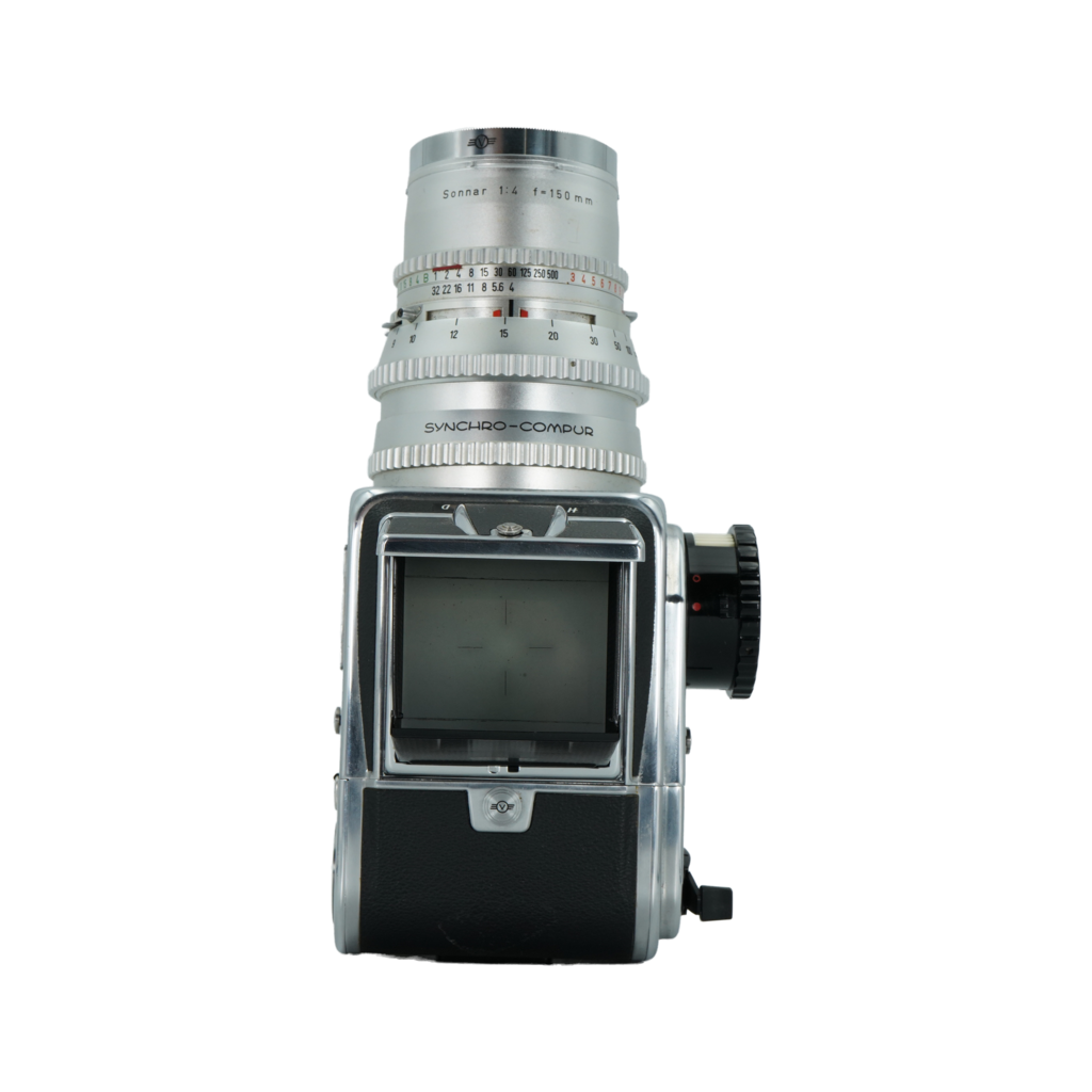 Hasselblad 500C medium format camera with Sonnar 150mm f/1.8 medium format lens