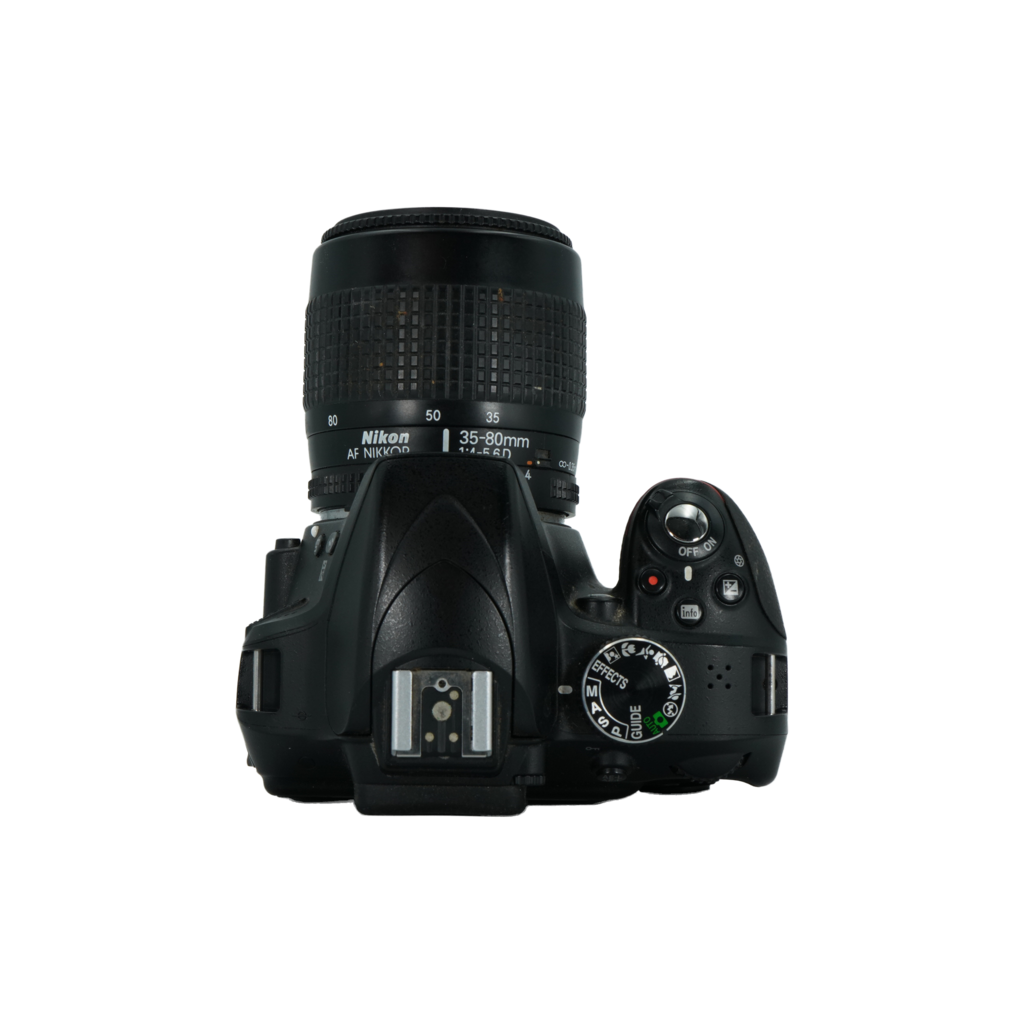 Nikon D3300 F Mount APS-C DSLR camera with Nikon 35-80mm f/4-5.6 Lens