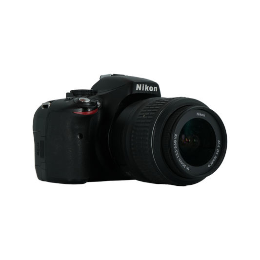 Nikon D5100 APS-C DSLR camera and Nikon DX 18-55mm f/3.5-5.6 lens