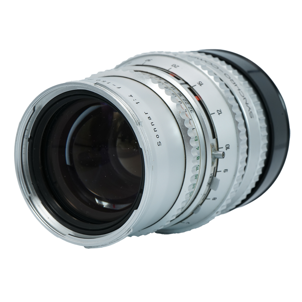 Carl Zeiss Sonnar Synchro Compur 150mm f/4 Medium Format Lens for Hasselblad V-Mount