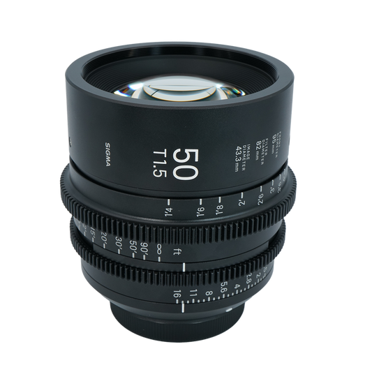 Sigma Cine 50mm T1.5 FF High Speed Prime Lens for Canon EF