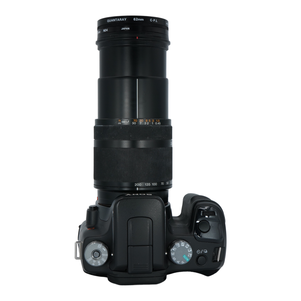 Sony A100 APS-C DSLR Camera & Sony 18-200mm f/3.5-6.3 APS-C DSLR Telephoto Zoom Lens