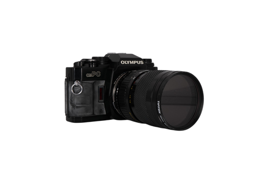 Olympus OM-PC Full Frame SLR Camera with Soligor 28-70mm f/3.5-4.5 C/D Macro Lens