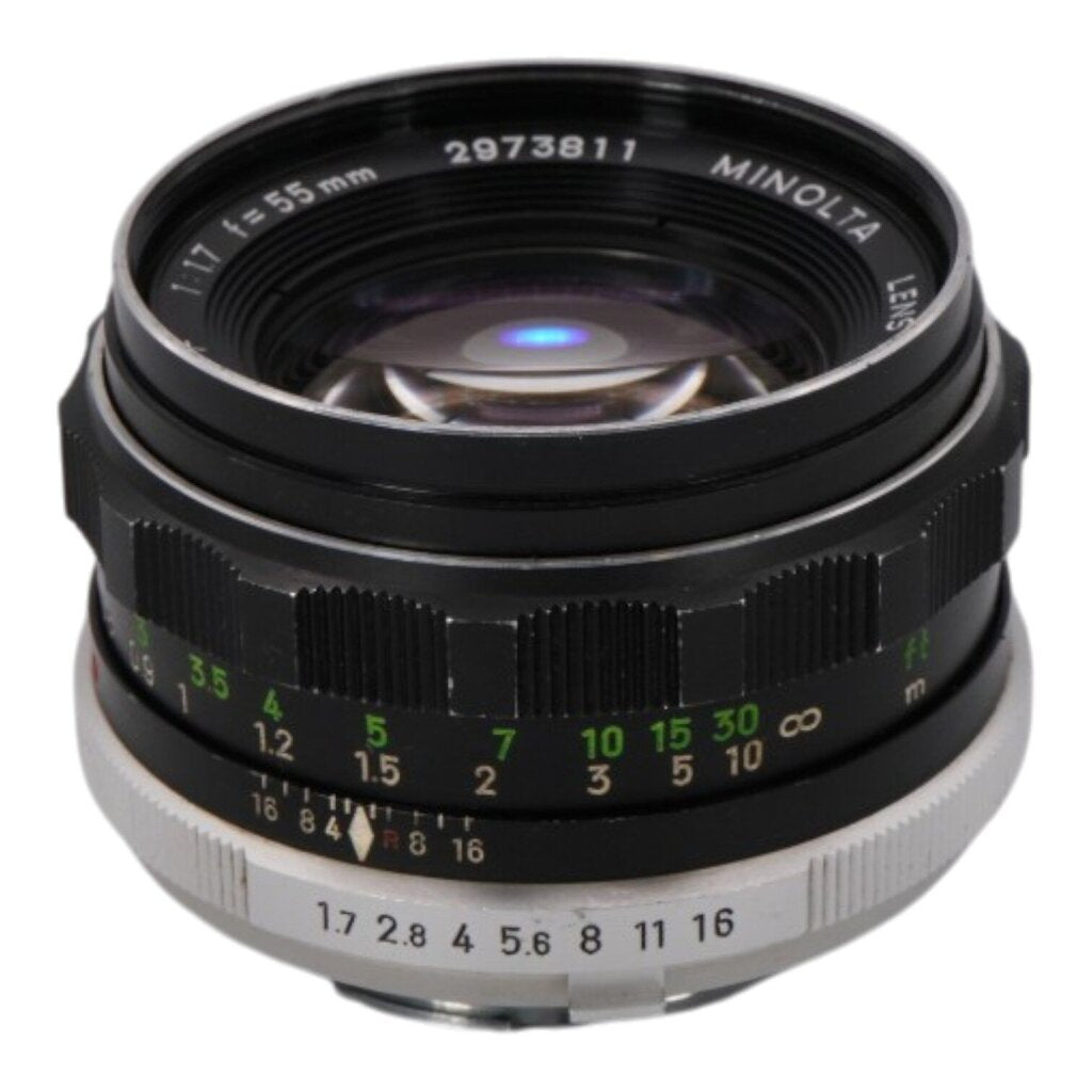 Minolta MC Rokkor - PF 55mm f/1.7 SLR Lens