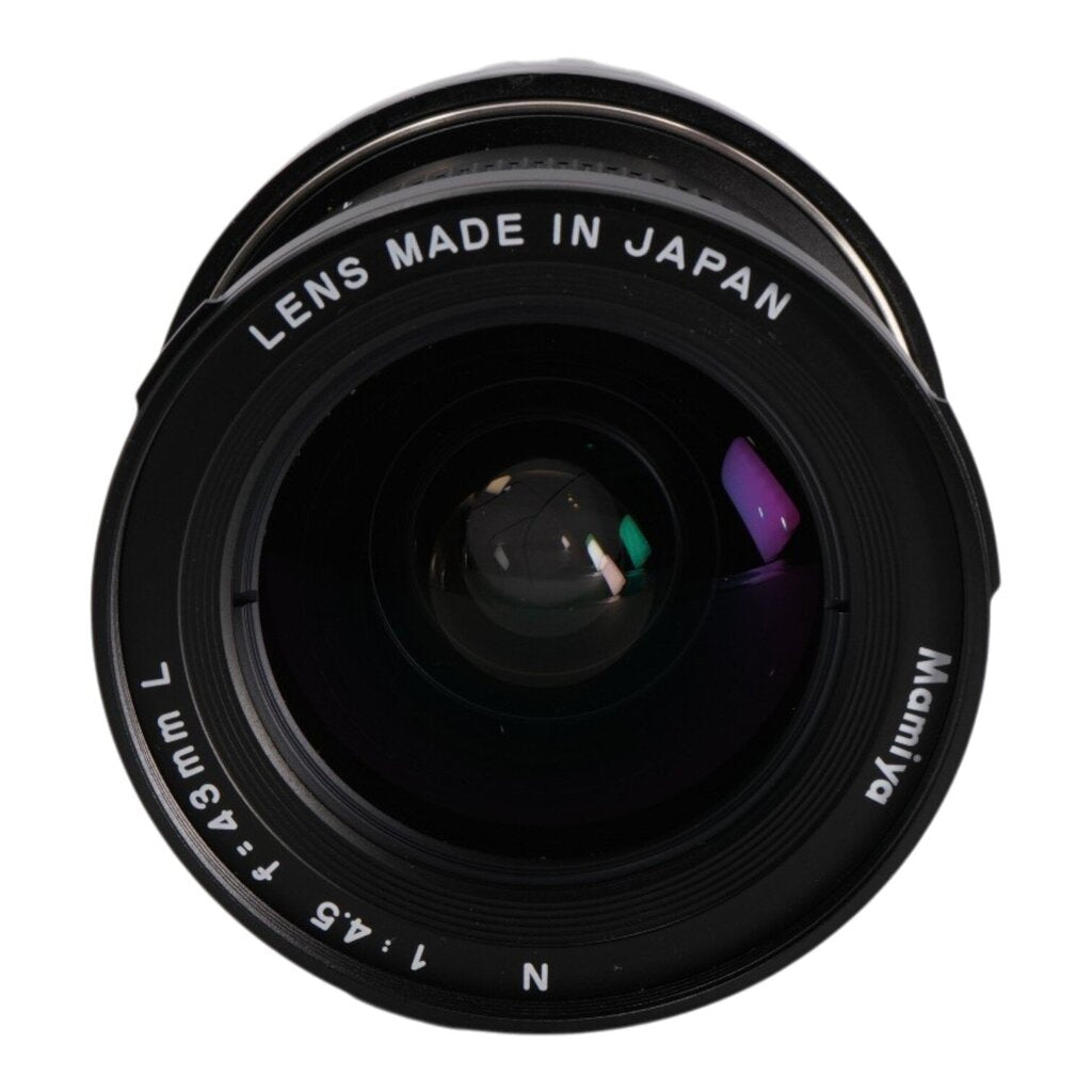 Mamyia 7 45mm f/4.5 L Lens with Viewfinder and 135 Panoramic Adapter