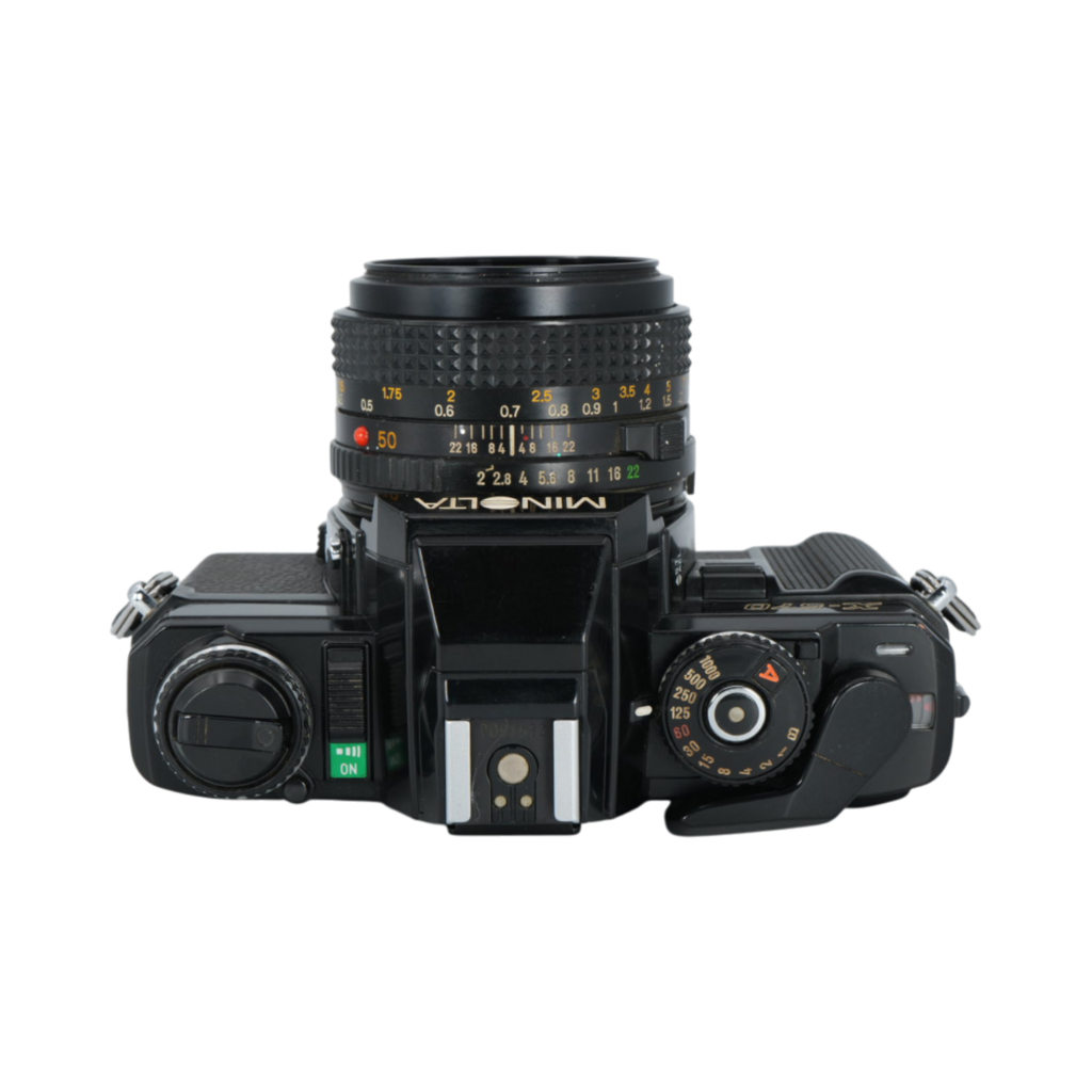 Minolta X-570 35mm Film Camera with Minolta MD 50mm f/2 SLR Lens