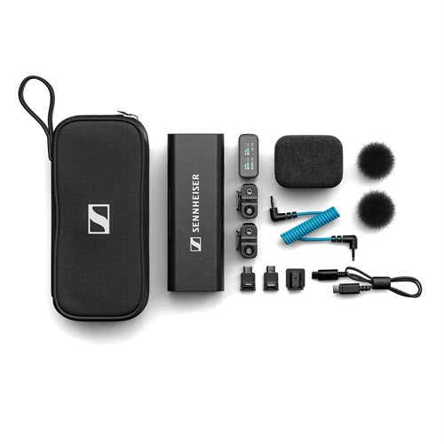Sennheiser Profile 2-Person Clip-On Wireless Microphone System/Recorder for Camera & Smartphone (2.4 GHz)
