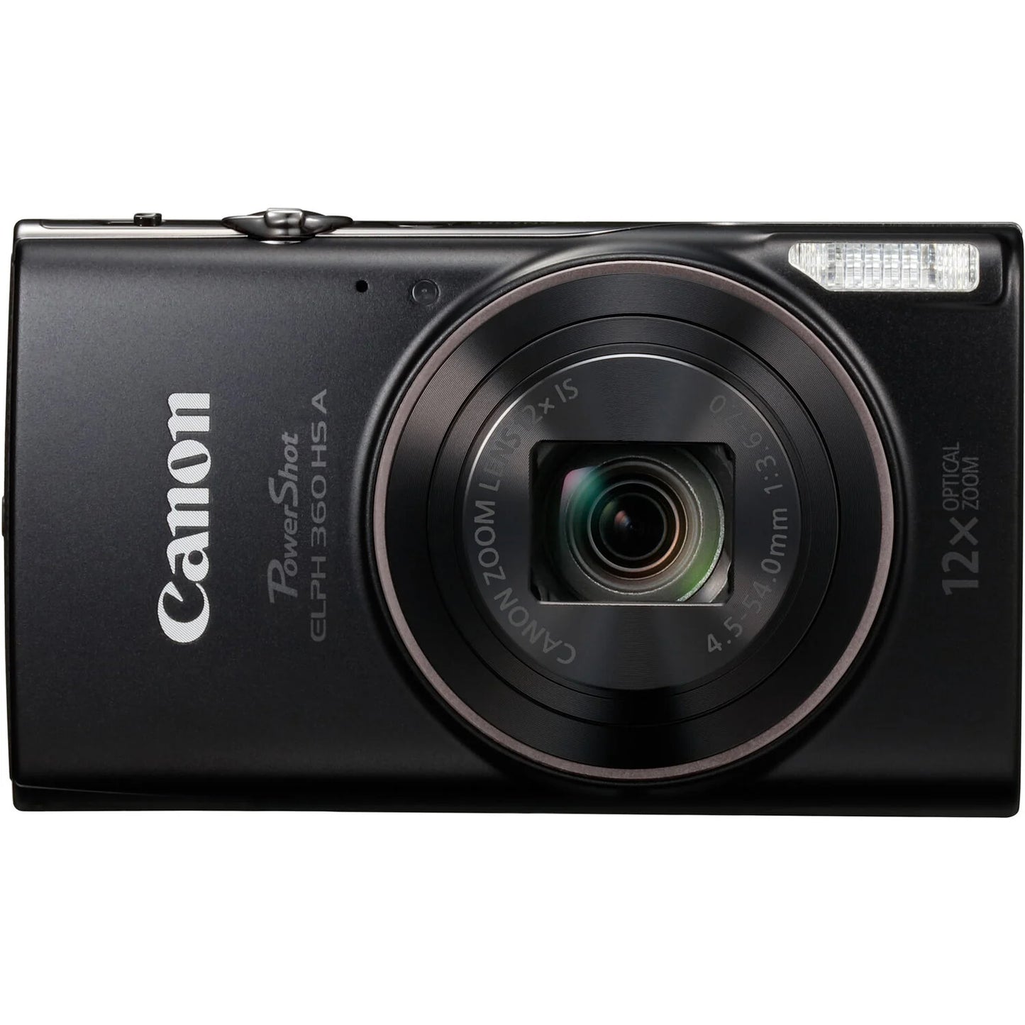 Open Box- Canon PowerShot ELPH 360 HS Digital Camera Black