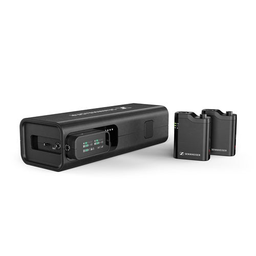 Sennheiser Profile 2-Person Clip-On Wireless Microphone System/Recorder for Camera & Smartphone (2.4 GHz)