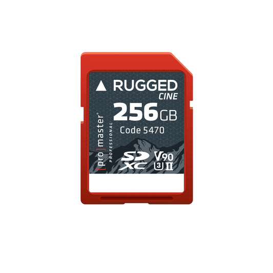 ProMaster SDXC Rugged™ CINE UHS-II V90 Memory Card