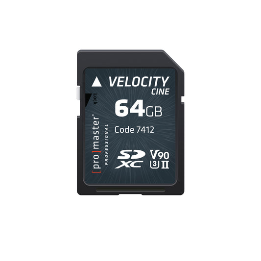 ProMaster SDXC Velocity CINE UHS-II V90 Memory Card