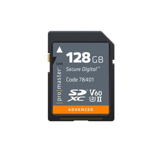 ProMaster SDXC 128GB Advanced UHS-II V60 Memory Card