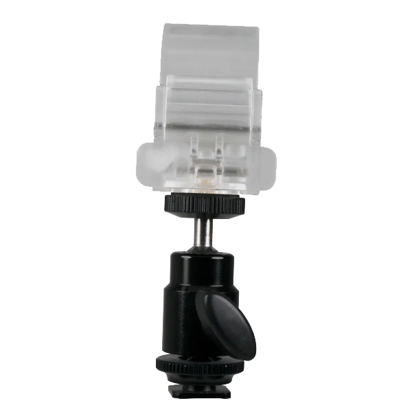 OPEN BOX- Nanlite Pavotube Transparent Polycarbonate Clip with Mini Ball Head