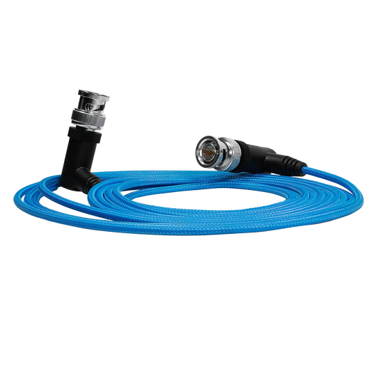 Kondor Blue Ultra Thin 6G SDI Video Cable Right Angle BNC
