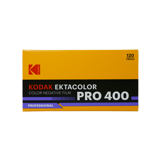 Kodak Ektacolor Pro 400 Color Negative Film (120 Roll Film, 5-Pack)