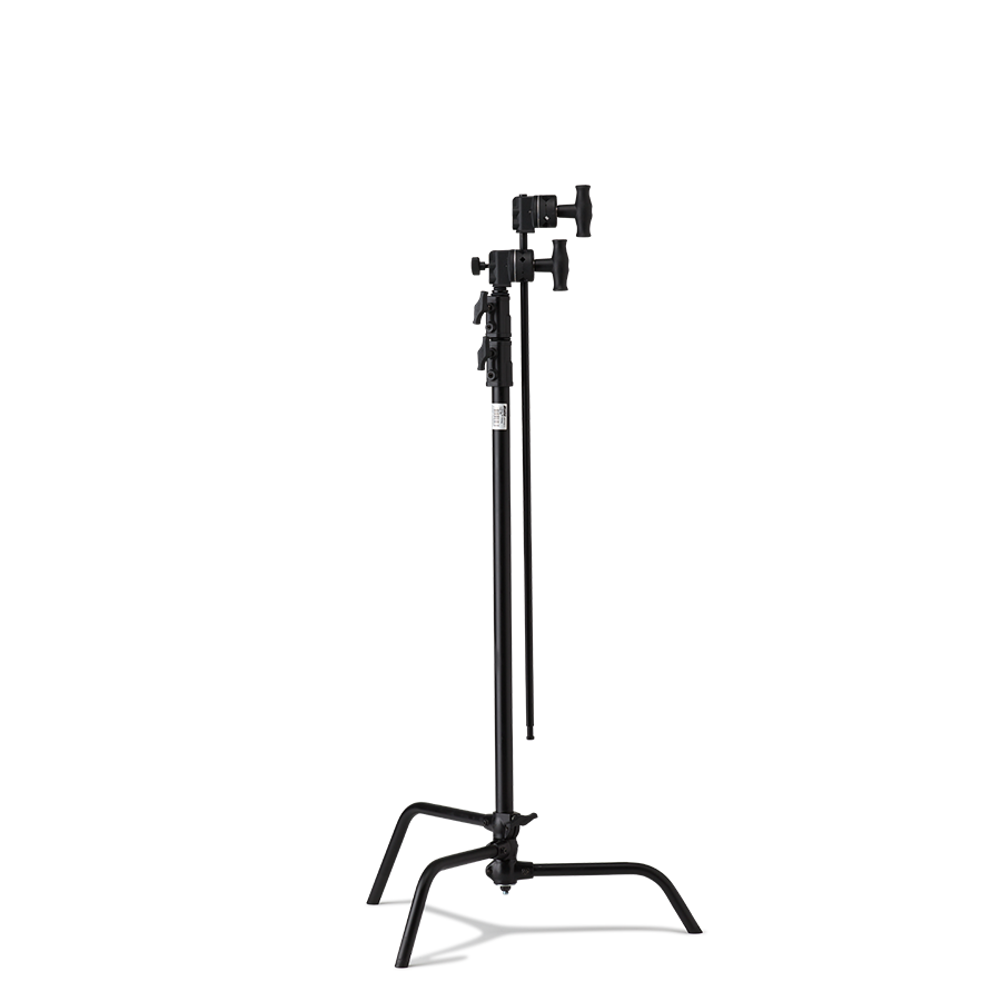 Kupo 40" Master C-Stand with Sliding Leg Kit (Stand 2.5in Grip Head & 40in Grip Arm with Hex Stud) - Black