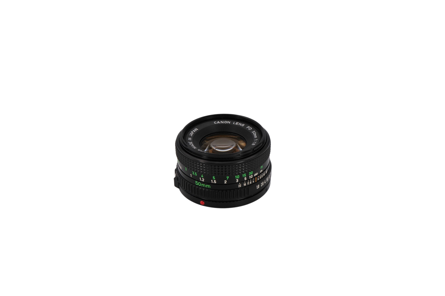 Canon FD 50mm f/1.8 SLR Film Prime Lens